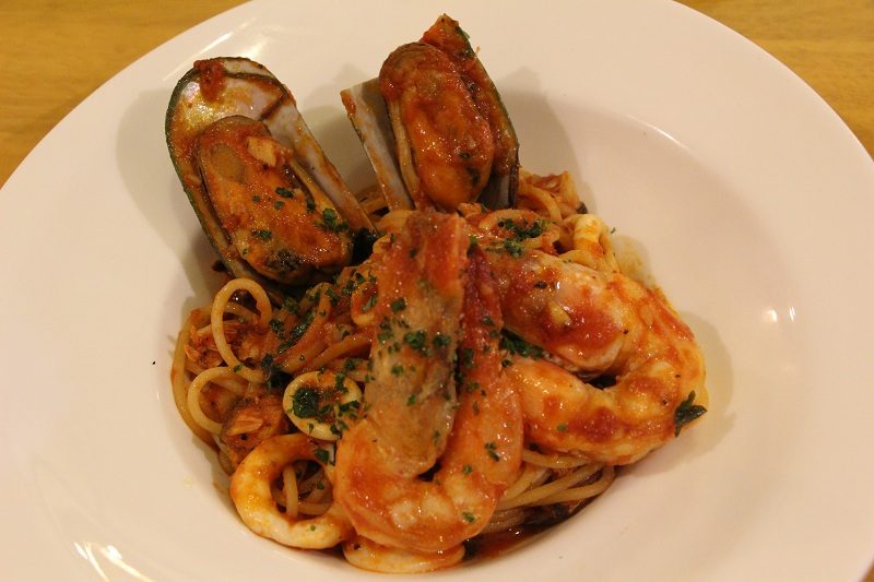 Mesti Rasa 'Spaghetti Marinara' di Restoran Livello Uno