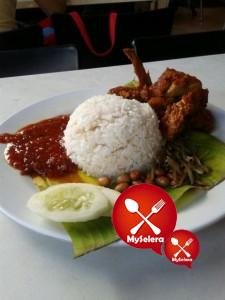 nasi lemak ayam restoran darussalam
